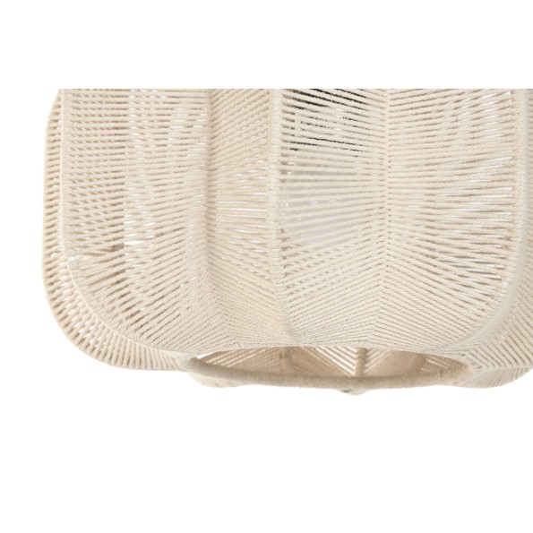 LAMPARA TECHO ALGODON SEAGRASS 31X31X30 NATURAL