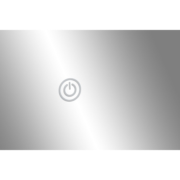 ESPEJO LED ALUMINIO 80X0,5X80 TACTIL DORADO