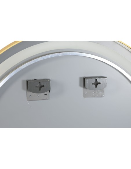 ESPEJO LED ALUMINIO 80X0,5X80 TACTIL DORADO