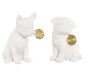 FIGURA RESINA 17X17X25 PERRO 2 SURT.