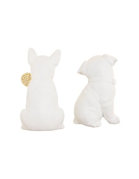 FIGURA RESINA 17X17X25 PERRO 2 SURT.