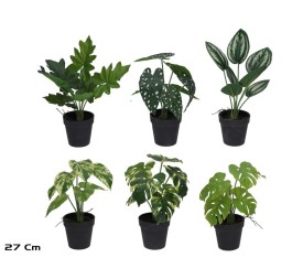 MACETA HOJAS X 7 - 27 CM (S)