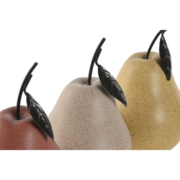 DECORACION PORCELANA 8X8X14 PERA MATE 3 SURT.