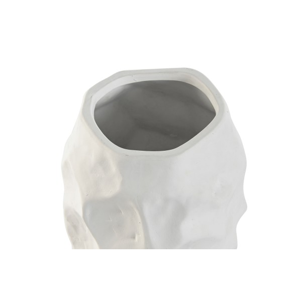 JARRON TERRACOTA 16X14X30 WATERPROOF BLANCO