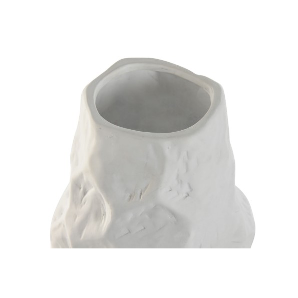 JARRON TERRACOTA 20X20X44 WATERPROOF BLANCO