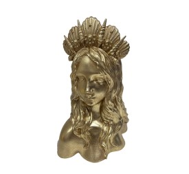 MACETERO BUSTO MUJER ORO 31X23 H41