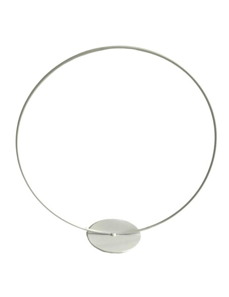 ESTRUCTURA CÍRCULO BLANCO SOBRE PEDESTAL D30