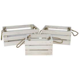 CAJA MADERA WARREN X3 BLANCA