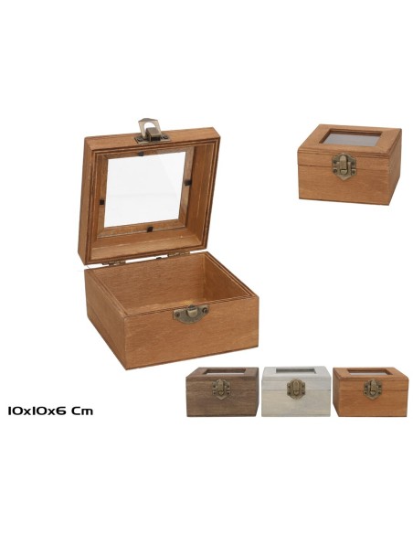 CAJA C/TAPA ERIK 10X10 WINTER COLORS