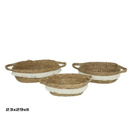 SET 3 CESTAS CON ASAS BAHIA 29X23X11CM