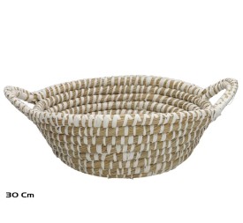 CESTA CIPRES 30 CM BLANCA