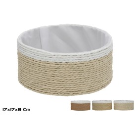 CESTA NAYA NATURAL 3 SURTIDOS 17X8CM
