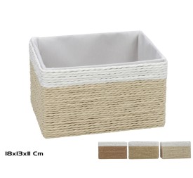 CESTA NAYA NATURAL 18X13X11CM 3 SURTIDOS
