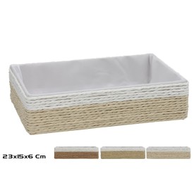 CESTA NAYA NATURAL 23X15X6CM 3 SURTIDOS