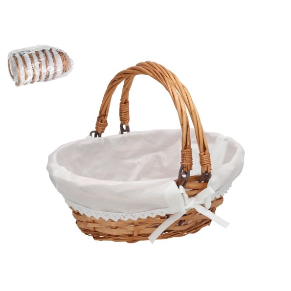 CESTA ARTEMISA ASAS 23X16X9,5CM OVAL