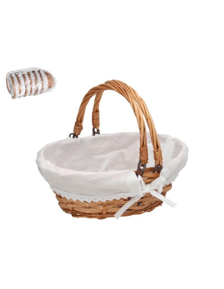 CESTA ARTEMISA ASAS 23X19X9,5CM OVAL