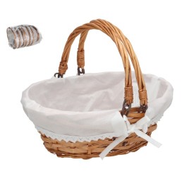 CESTA ARTEMISA ASAS 27X18X10CM OVAL