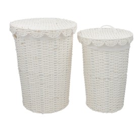 SET 2 PONGOTODOS ALONE BLANCO 37X37X50CM