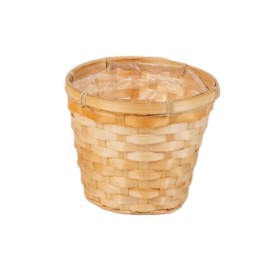 MACETERO BAMBU NATURAL D16 H14