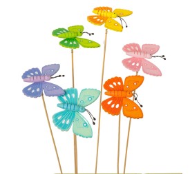 PICK S/18 MARIPOSAS 6 MIX COL D7,5 H35