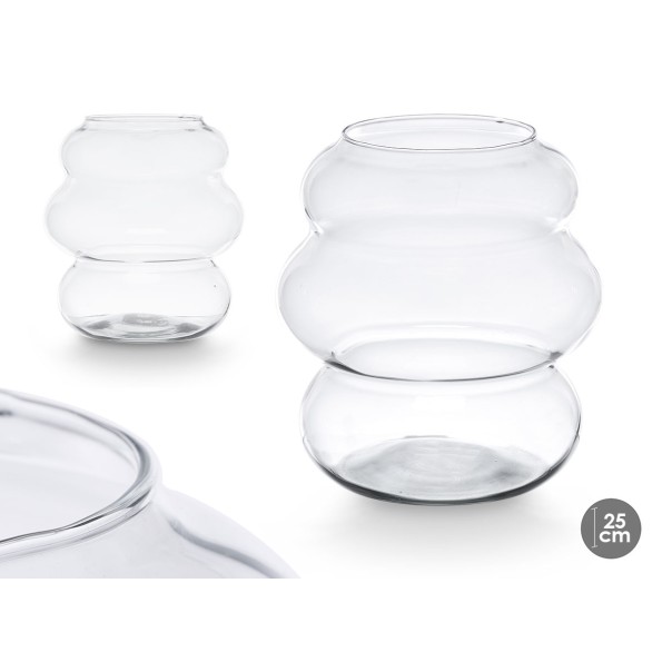 JARRON CRISTAL CLOUD 25CM