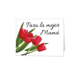 MINI CARD TULIPANES (PARA LA MEJOR MAMÁ)