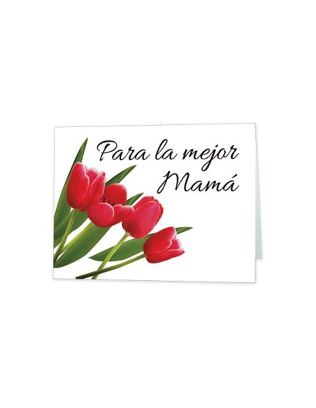 MINI CARD TULIPANES (PARA LA MEJOR MAMÁ)