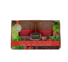 CAJA 2 VASOS PERF. LUMAR AROMATIC FRUTAS BOSQUE
