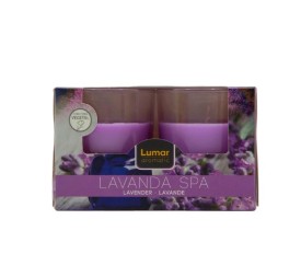 CAJA 2 VASOS PERF. LUMAR AROMATIC LAVANDA