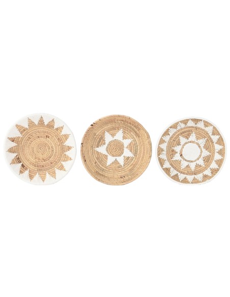 DECORACION PARED SEAGRASS ALGODON 35X5X35 3 SURT.