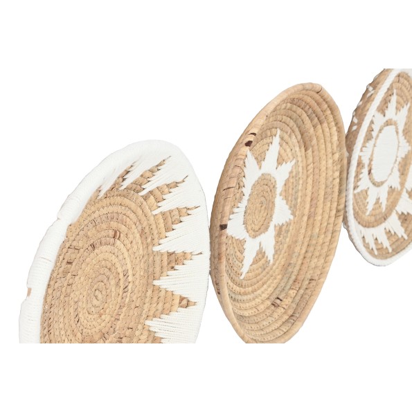 DECORACION PARED SEAGRASS ALGODON 35X5X35 3 SURT.