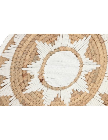 DECORACION PARED SEAGRASS ALGODON 35X5X35 3 SURT.