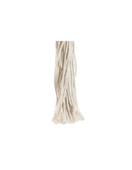 MACETERO MACRAME 30X30X100 COLGANTE BLANCO