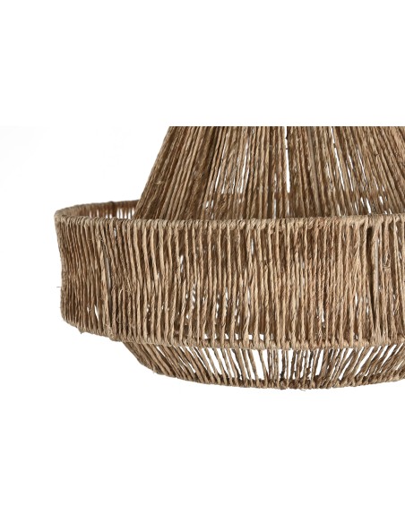 PANTALLA YUTE METAL 33X33X20 NATURAL