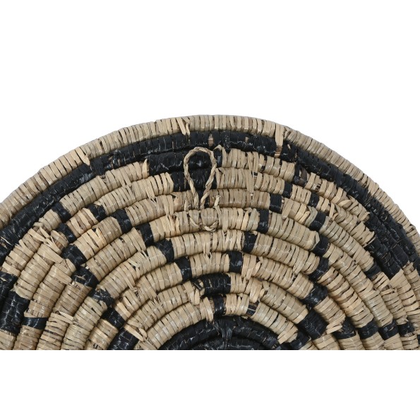 DECORACION PARED SET 3 SEAGRASS ALGODON 56X8X56