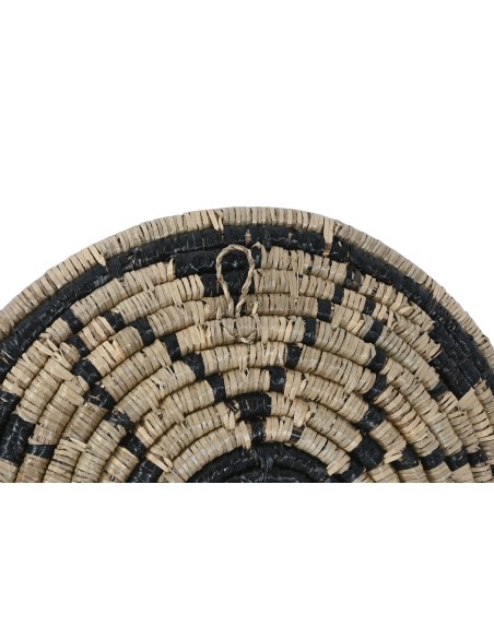 DECORACION PARED SET 3 SEAGRASS ALGODON 56X8X56