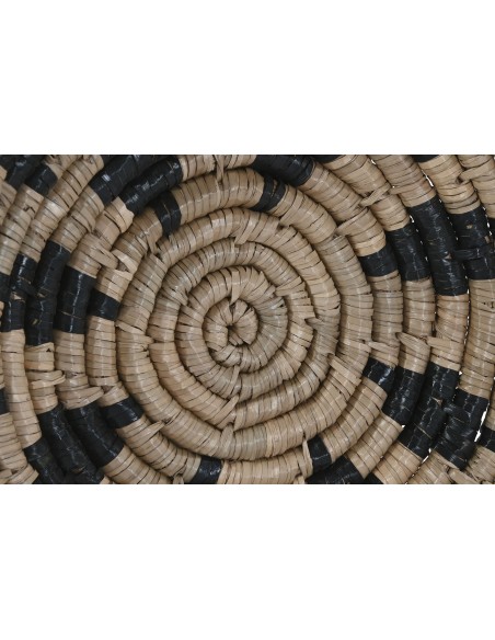 DECORACION PARED SET 3 SEAGRASS ALGODON 56X8X56