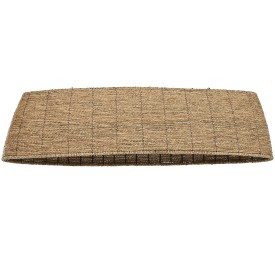 PANTALLA FIBRA METAL 100X29X27 NATURAL MARRON