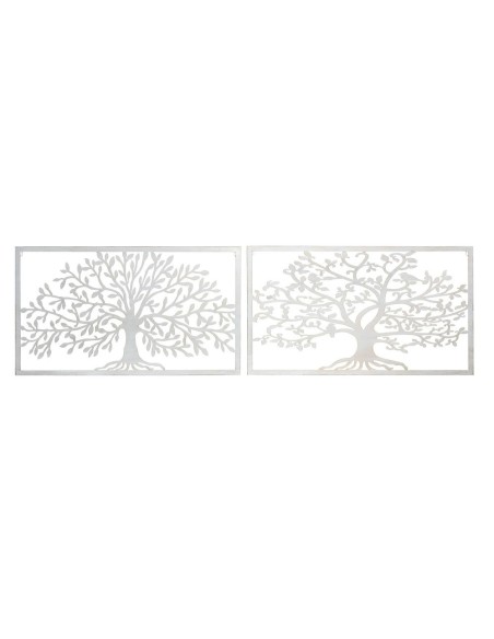 DECORACION PARED METAL 84,5X1X49 ARBOL 2 SURT.