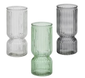 JARRÓN 3/C VIDRIO 10,50 X 10,50 X 24,50 CM