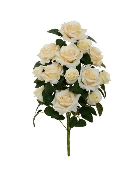 CONJUNTO ROSAS-CAP (A) X 13-51CM (CREMA)