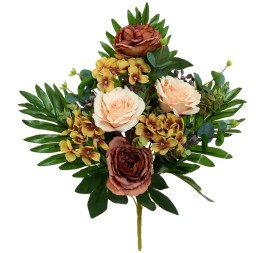 CONJUNTO ROSA-HORTENSIA (A)X12-60CM (OC)