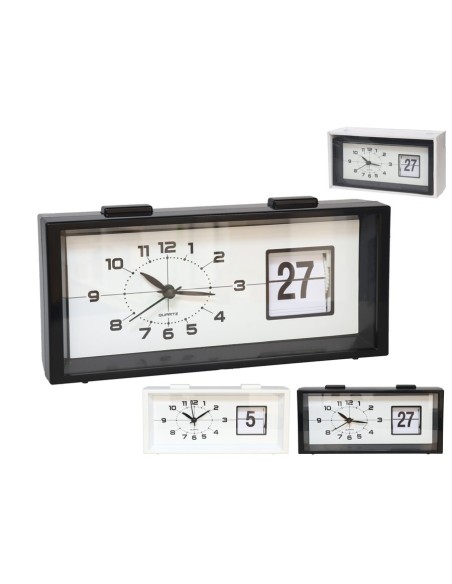RELOJ DESPERTADOR 2 SURT 20X6X9.5 CM