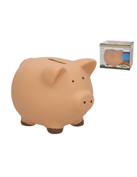 HUCHA CERDITO BARRO 13X17X12,5 CM