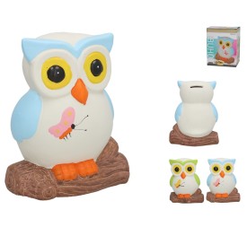 HUCHA BUHO CERAMICA 15X11X18,5 CM