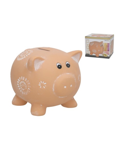 HUCHA CERDITO BARRO 14,3X12,5X11,5 CM