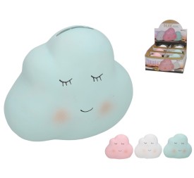 HUCHA NUBE CERAMICA 11X6,6X9,5 CM