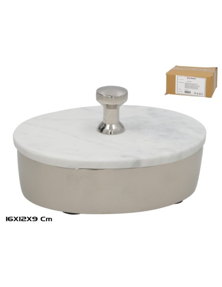 ORGANIZADOR CON TAPA OVALADO 16X12X9CM