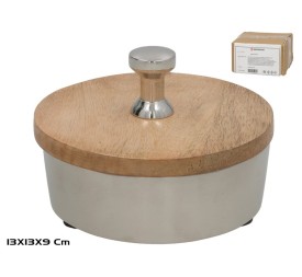 ORGANIZADOR CON TAPA REDONDO 13X13X9CM LAIKA