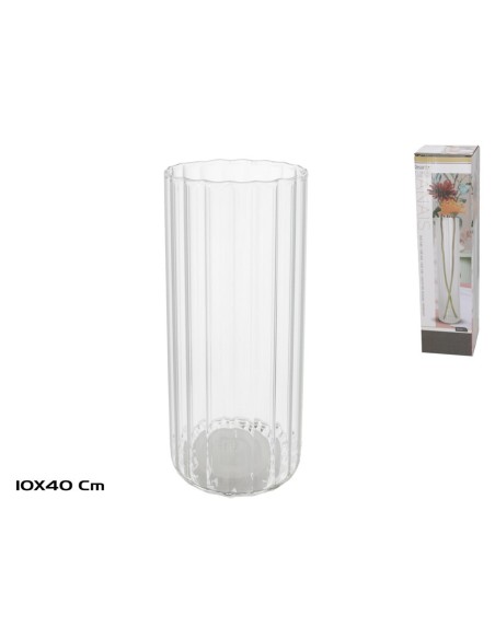 FLORERO TUBO STRIP 10X40